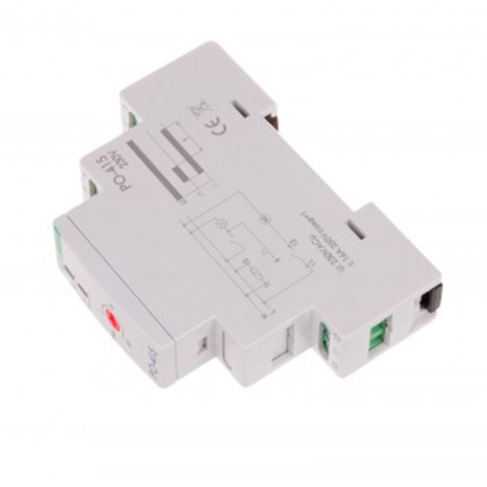 Реле времени F&F PO-415, с отсчетом после выключения, 220В, 10А