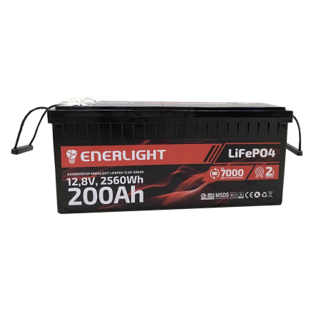 Аккумуляторная батарея 12,8 В 200 Ач 2560 Втч LiFePO4 ENERLIGHT 6112200
