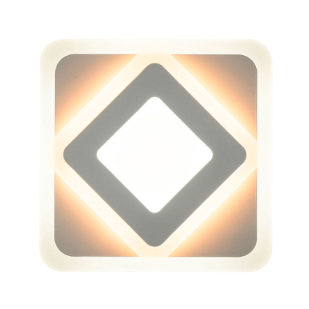 Светильник Violux STELLAR 22W 4500K 1760Lm IP20 квадрат 200х200х45 мм белый, 200080