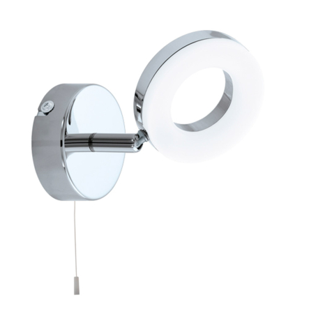 Бра LED EGLO 94756 GONARO, 1xLED/3,8W/230V, IP44, білий/хром - 1