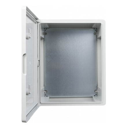 Корпус АБС-пластик АСКО-Укрем, ударостойкий, с монтажной панелью, непрозрачные дверки, 40*50*18, ІР65, A0270010020