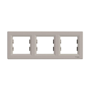 Рамка 3-постова, горизонтальна, Schneider Electric ASFORA, бронза, EPH5800369