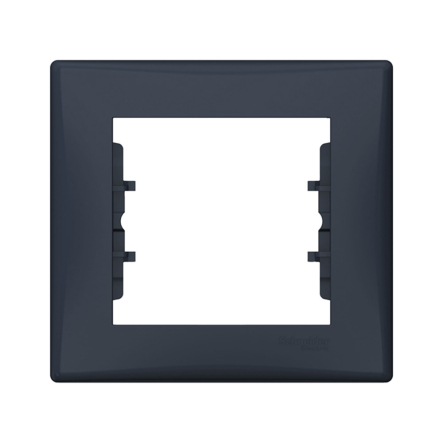 Рамка 1 пост Schneider Electric Sedna, графит, SDN5800170 - 1