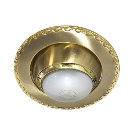 Світильник точковий Feron 125, R39, E14, матове золото - 1