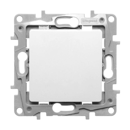Выключатель одноклавишный Legrand Etika, 672201, белый - 1
