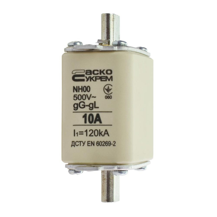 Предохранитель АСКО-УКРЕМ NH 00 10A gG, A0050010007