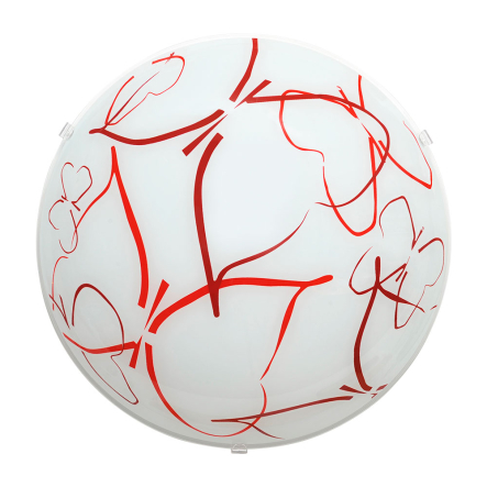 Світильник настінно-стельовий ДеКоРа, Метелик, E27, 2х60W, ⌀300 мм, 45511 - 1