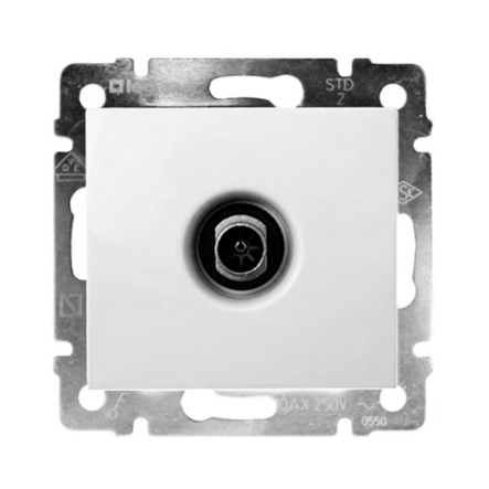 Розетка телевизионная концевая LEGRAND Valena, 774430, белая - 1
