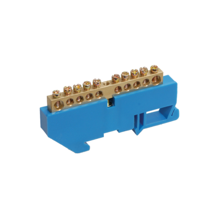 Шина N "ноль" на DIN-изоляторах ШНИ-6х9-12-Д-C IEK - 1