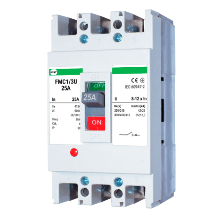 Автоматичний вимикач Promfactor АВ3001, 25А, Н, 3Р, 15kA, FMC13U0025 - 1