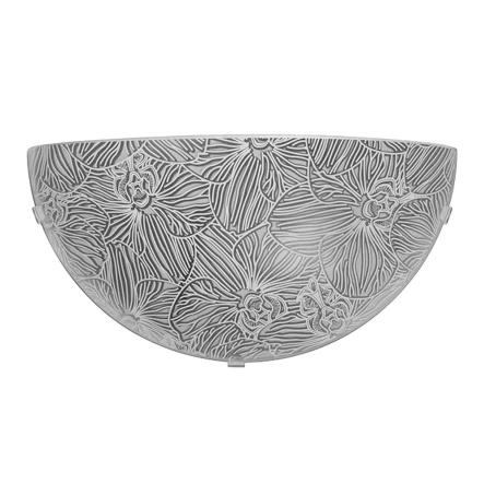 Светильник настенно-потолочный ДеКоРа, Орхидея, 1/2, E27, 1х60W, белый, 24971