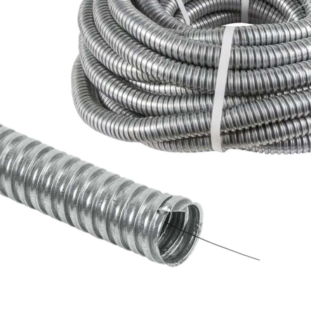 Металорукав РЗЦ-18С з протяжкою сталевою, D18мм (50м) - 1