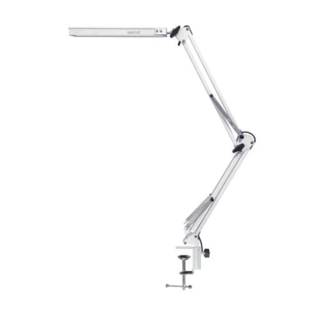 Настольная лампа LED MAXUS Desk Lamp 10W ЗССТ Metal CLIP WH, белая