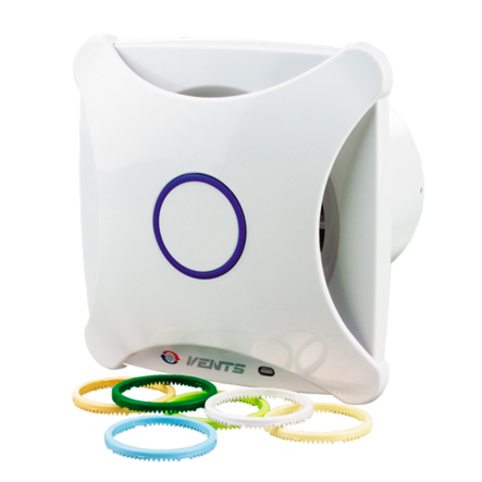 Вентилятор настенно-потолочный ВЕНТС 100 ХТ, (таймер), осевой, декоративный, 0000216907 - 1