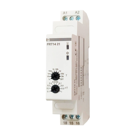 Реле часу Промфактор FRT14 21 із затримкою на відключення 12-240V 0.1с - 10 днів - 1