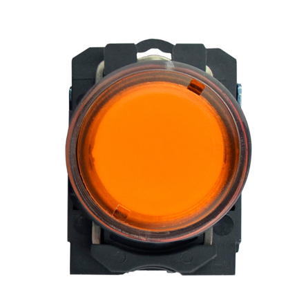 Кнопка с подсветкой, желтая, TB5-AW35M5, АСКО-УКРЕМ A0140010175