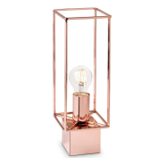 Настольная лампа Ideal Lux Volt 137131, 1x60W, E27, 11,5x35,5x11,5 см, медь