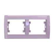 Рамка подвійна горизонтальна Makel Defne, світло-бузкова, 42095702