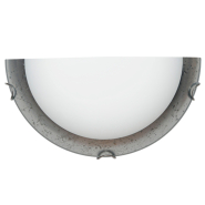 Світильник настінно-стельовий ДеКоРа, Аква, 1/2, E27, 1х60W, 46365