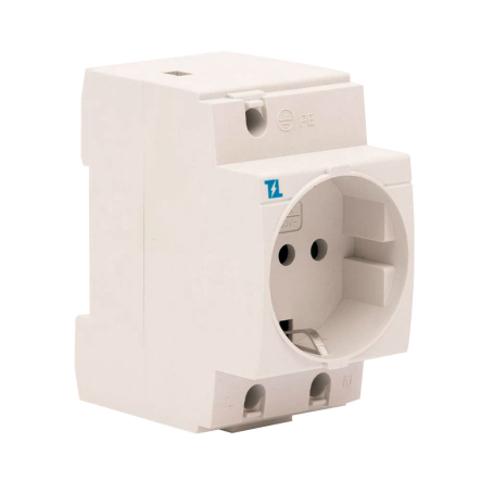 Розетка на DIN-рейку TAKEL АС 30 с заземлением, 505501 - 1