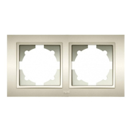 Рамка EL-BI Zena двойная, титаниум, 500-011400-226