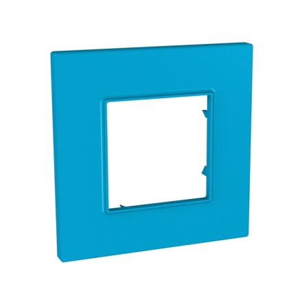 Рамка 1-местная, Aqua Schneider Electric Uniсa QUADRO голубой, MGU4.702.26 - 1