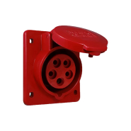 Гніздо врізне АСКО-УКРЕМ, A0080030006, ГВ 16А/5 3Р+N+РЕ (415)