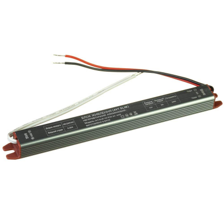 Блок живлення AVT SLIM 12V IP20 2А-24W, 1021910 - 1
