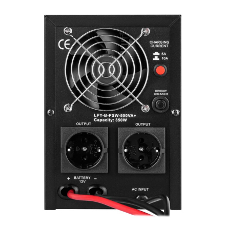 ИБП с правильной синусоидой 12V Logic Power LPY-B-PSW-500VA+ (350Вт) 5A/10A