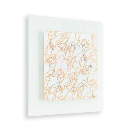 Світильник настінно-стельовий ДеКоРа, Модерн, Е27, 2х60W, 300х300 мм, золото, 46920 - 1