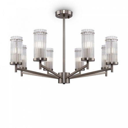 Люстра Manisa 8xe14 76x50 см нікель - 1