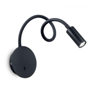 Бра Led Ideal Lux Focus 097190, 3W, 10x2,8x50 см, черный