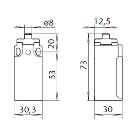 Выключатель концевой CEZ KSAP3T11Z11