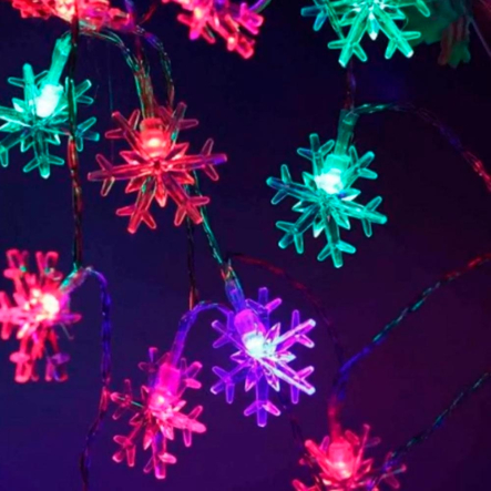 Гирлянда SIRIUS PL 2907MC-SN20A снежинка, 580х5800мм, мультицвет - 1