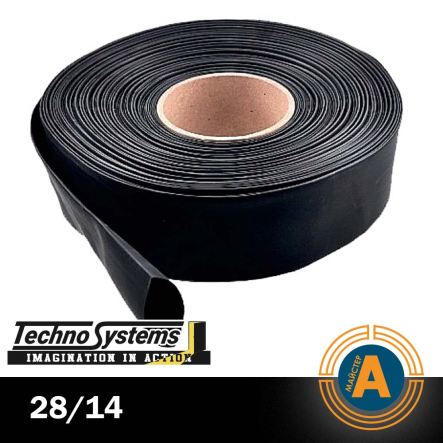 Трубка термоусаджувальна TNSy, ТТН2х1, 28/14 чорна, TNSy5503280 - 1