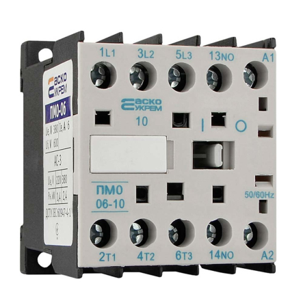 Магнитный пускатель АСКО-УКРЕМ ПМ 0-06-10 F7 110В (LC1-K0610), A0040010153 - 1