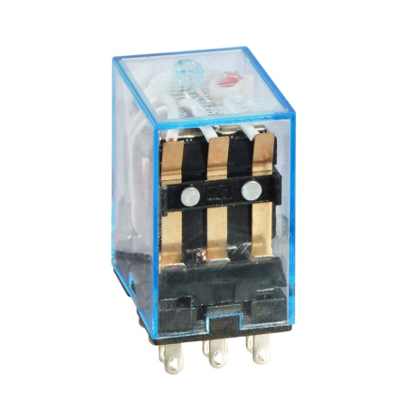 Реле промежуточное АСКО-УКРЕМ, MY3, АС, 3А, 12В, 3CO (3PDT), A0090010027 - 1