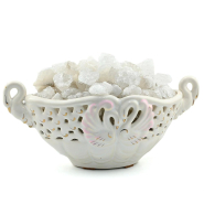 Світильник соляний Човен порцеляновий