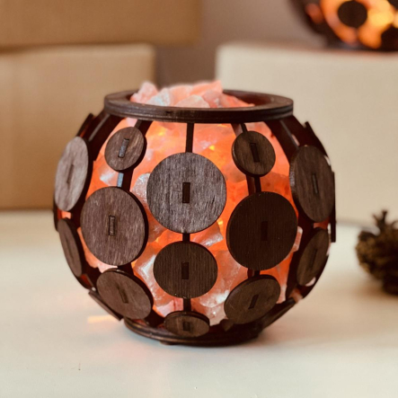 Соляной светильник «Сфера» 3кг