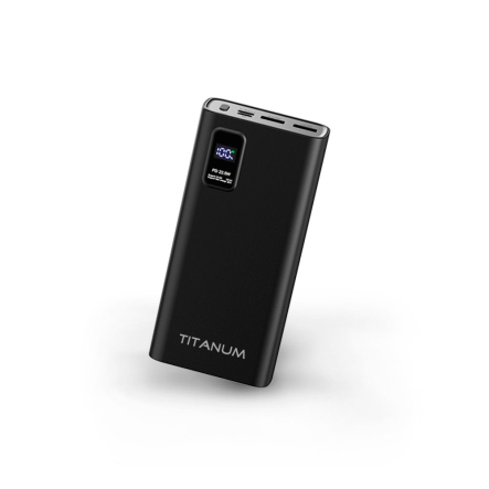 Повербанк 20000mAh TITANUM 727S QC+PD Black
