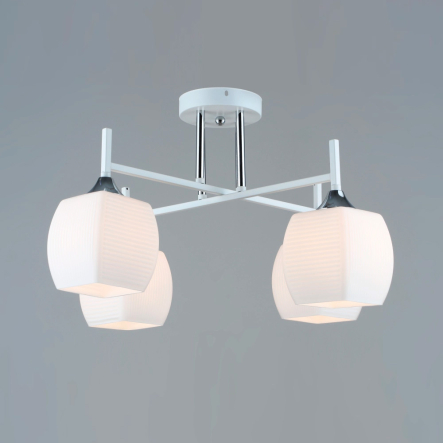 Люстра SIRIUS B N5457/4 WT+CH, E27 - 1