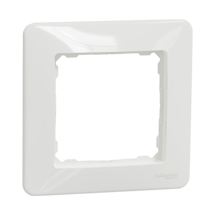 Рамка 1-постова Schneider Electric Sedna Design, біла, SDD311801 - 1