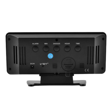 Часы VST-888-4, зеленые, температура, USB