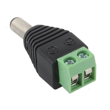 Штекер живлення DC 5.5*2.1мм з клемами Lemanso / LMA9405 - 1