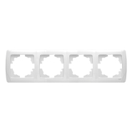 Рамка четверна горизонтальна VIKO CARMEN, 90571104, біла