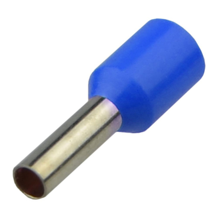 Наконечник АСКО-УКРЕМ A0060010043, НТ 0,75-06 (кв.мм-мм) (упак. 100 шт.) сині - 1