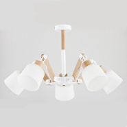 Люстра ALFA 24305 Bridge White, 5хЕ27х60 Вт, D 70 см, H 43 см