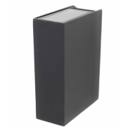 Світильник вуличний Nowodvorski Dras 2x3W, led,  9x12.5 см, IP54, графіт, 4442