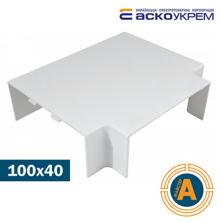 Трійник 100х40 мм, АСКО-УКРЕМ, A0070040014 - 1