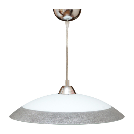 Подвес ДеКоРа, Мираж, 1х60W, E27, ⌀400, серебро, 26140 - 1